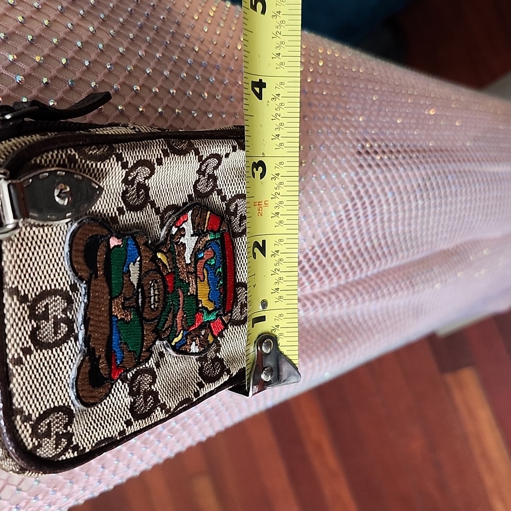 Gucci Mini Crossbody Pouch W/Camo Bear - Picture 11 of 14